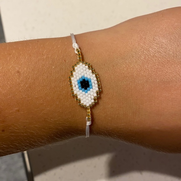 Evil Eye Beaded Layer Bracelet 🧿 - Picture 4 of 7